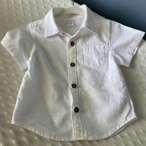 Baby Boy Button Down Shirt: 6-12 Months